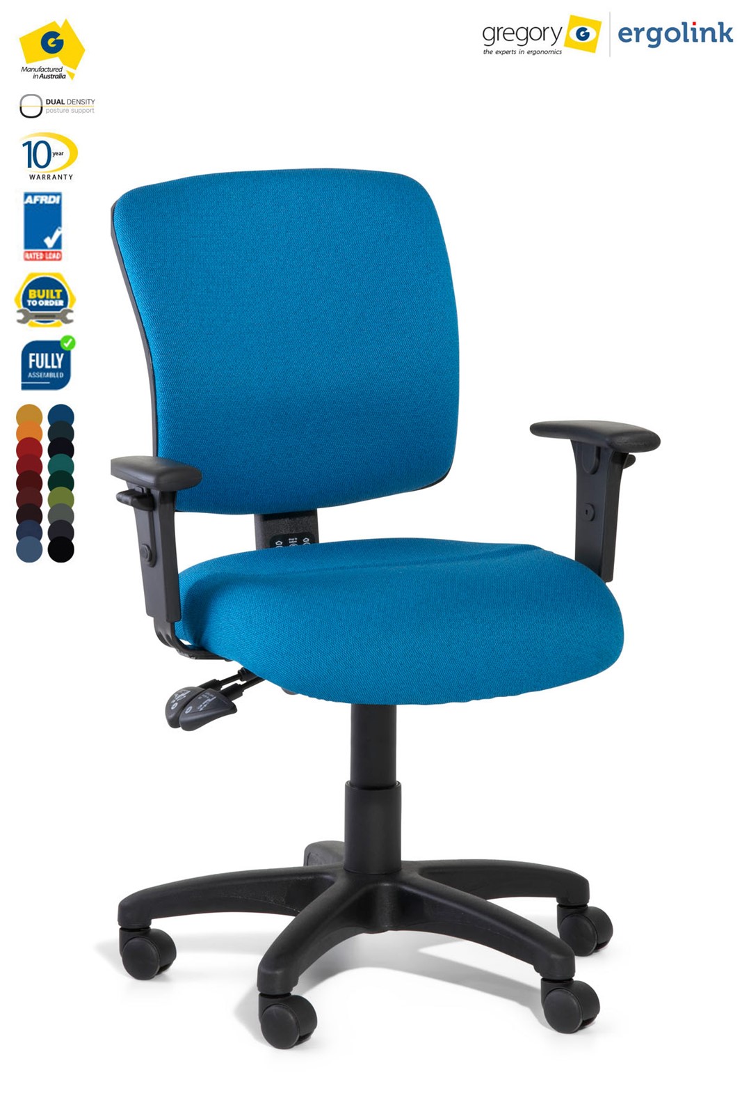 Gregory Boxta Medium Back Office Ergo Chair